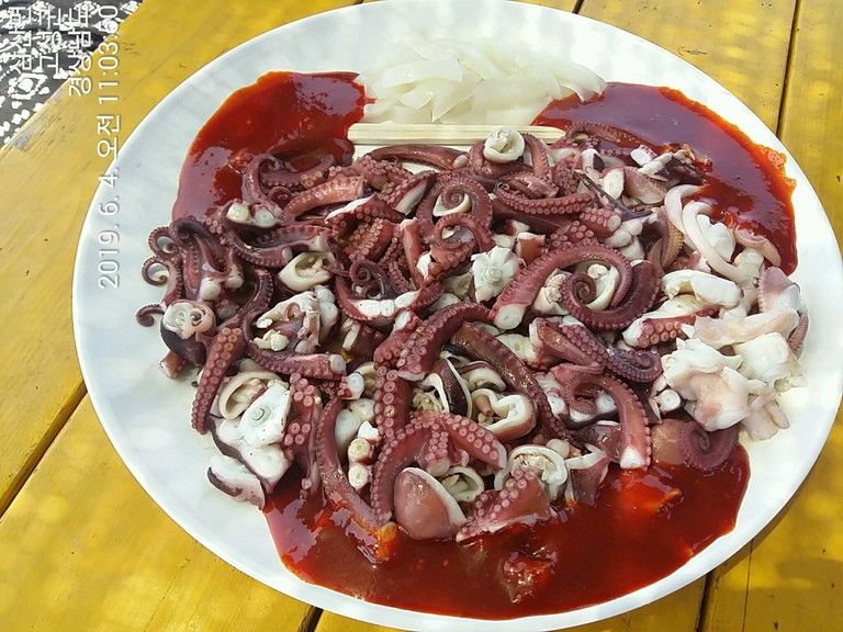 ~맛난회로 깔끔합니다.통영배낚시,통영낚시체험,문어낚시등등